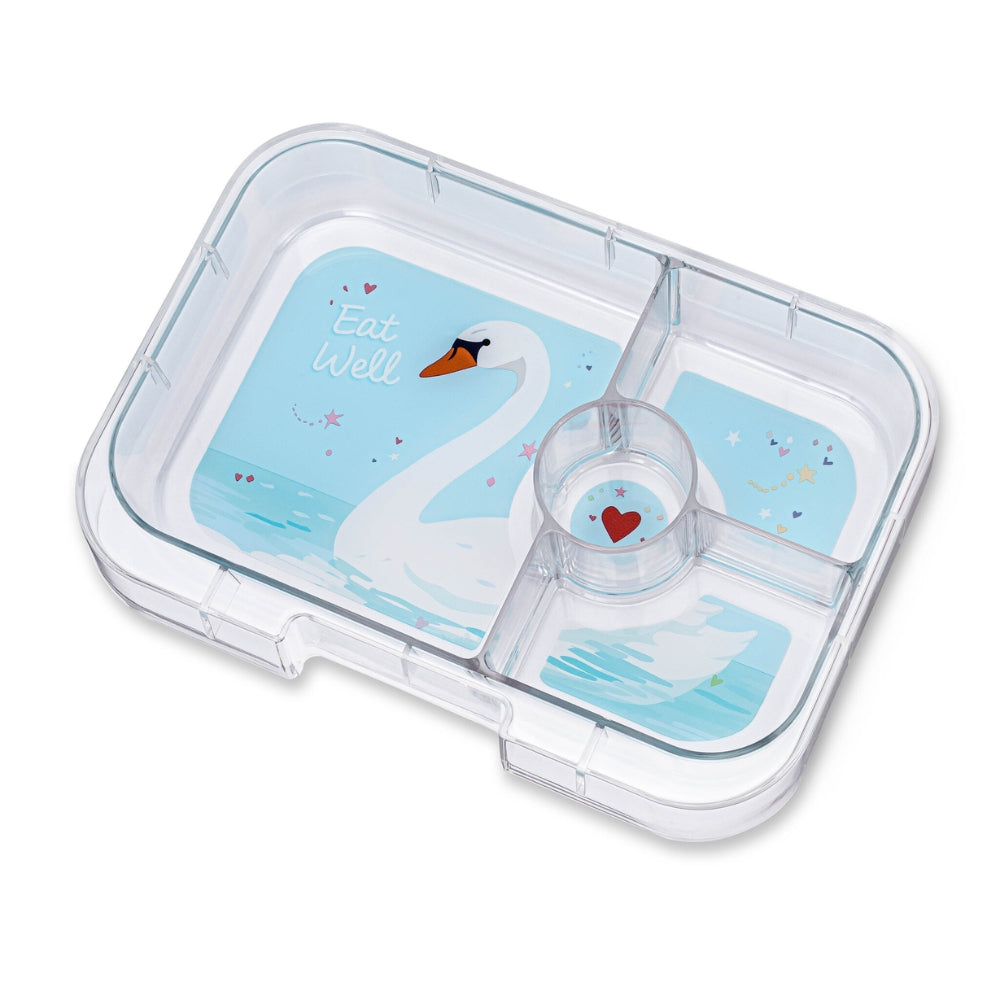 Fiambrera Yumbox Panino 4 secciones - Power Pink Cisne