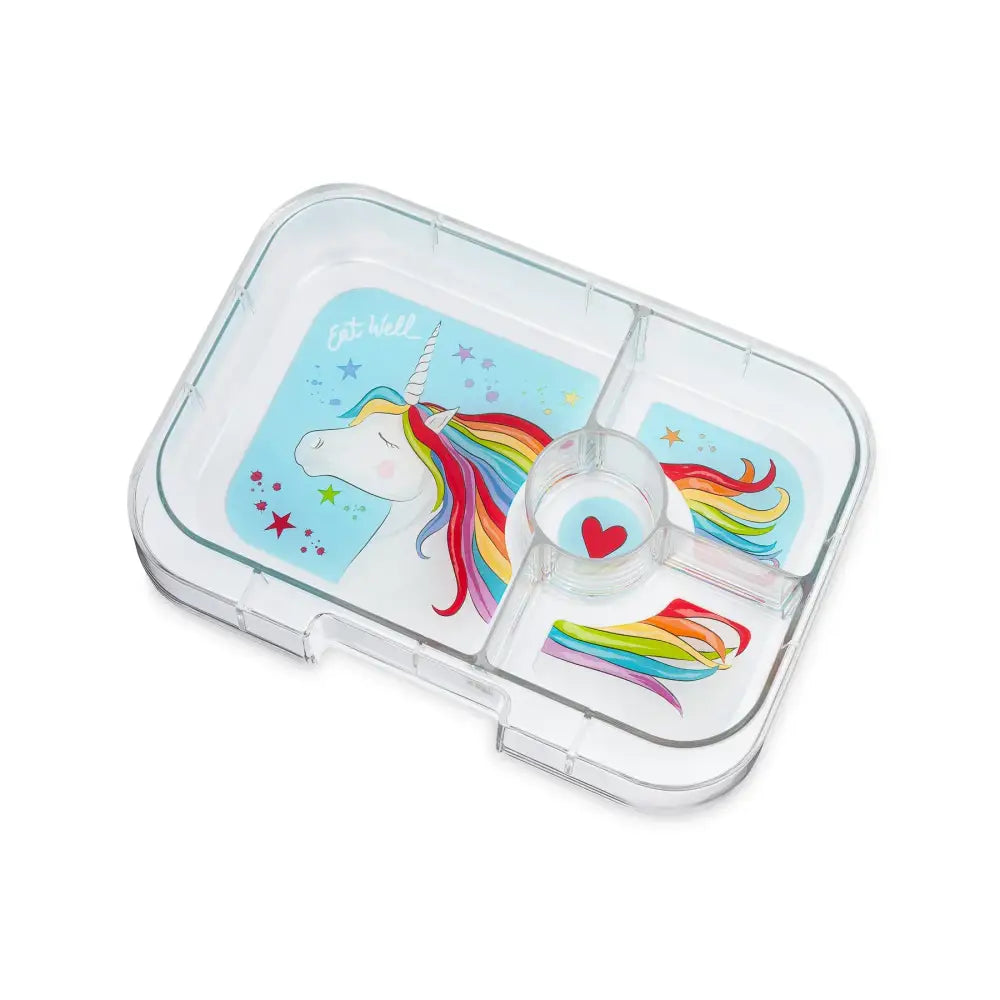 Bandeja para Yumbox Panino 4 secciones - Unicorn
