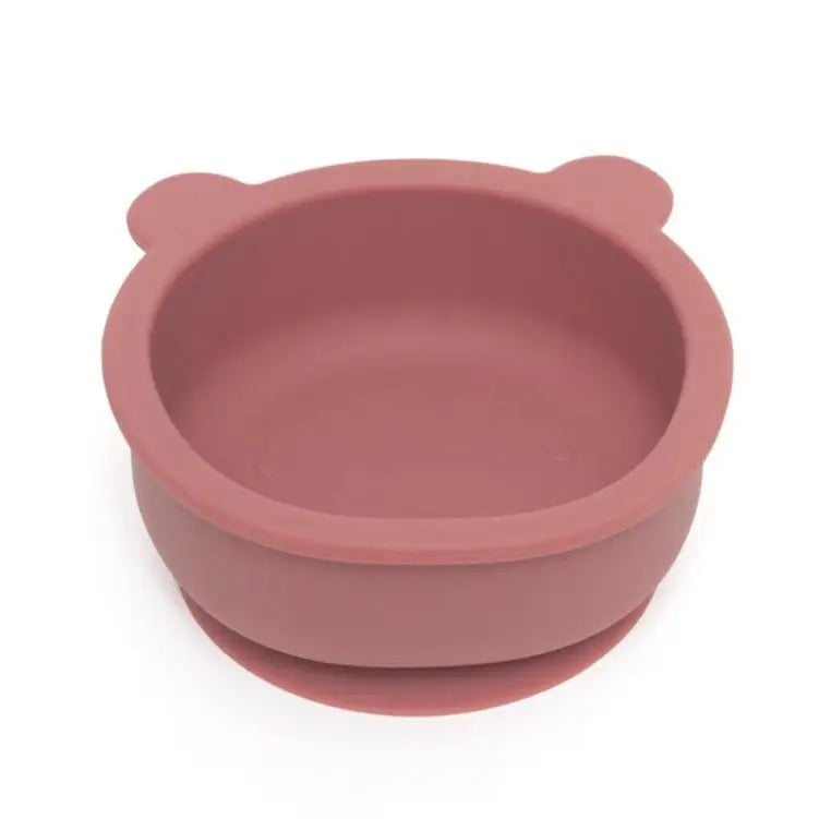 Bol con Ventosa Bear - Mahogany Rose - Rosa - Petit Monkey