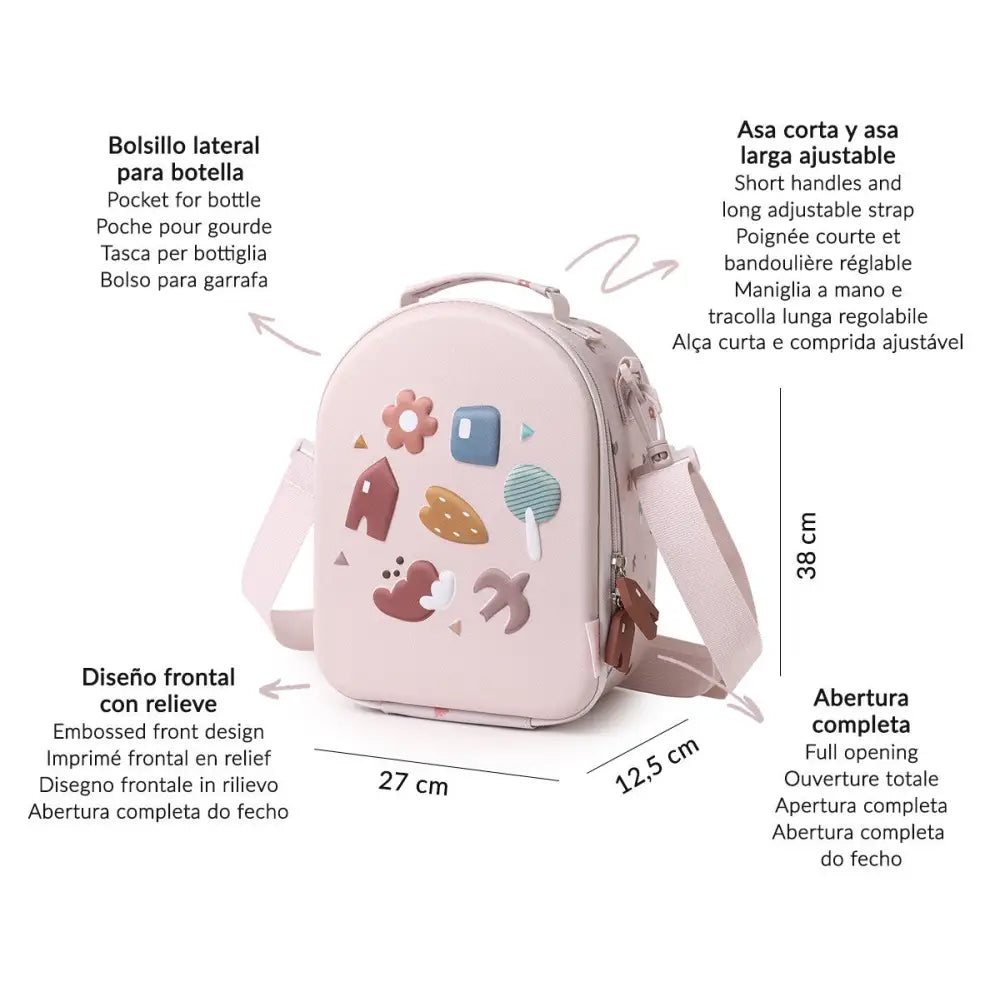 Bolsa de Merienda Térmica 3D Tutete – Geometric Nature