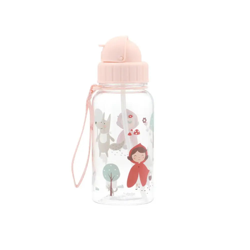 Botella con pajita 500ml - Little Red - Little Red - Tutete