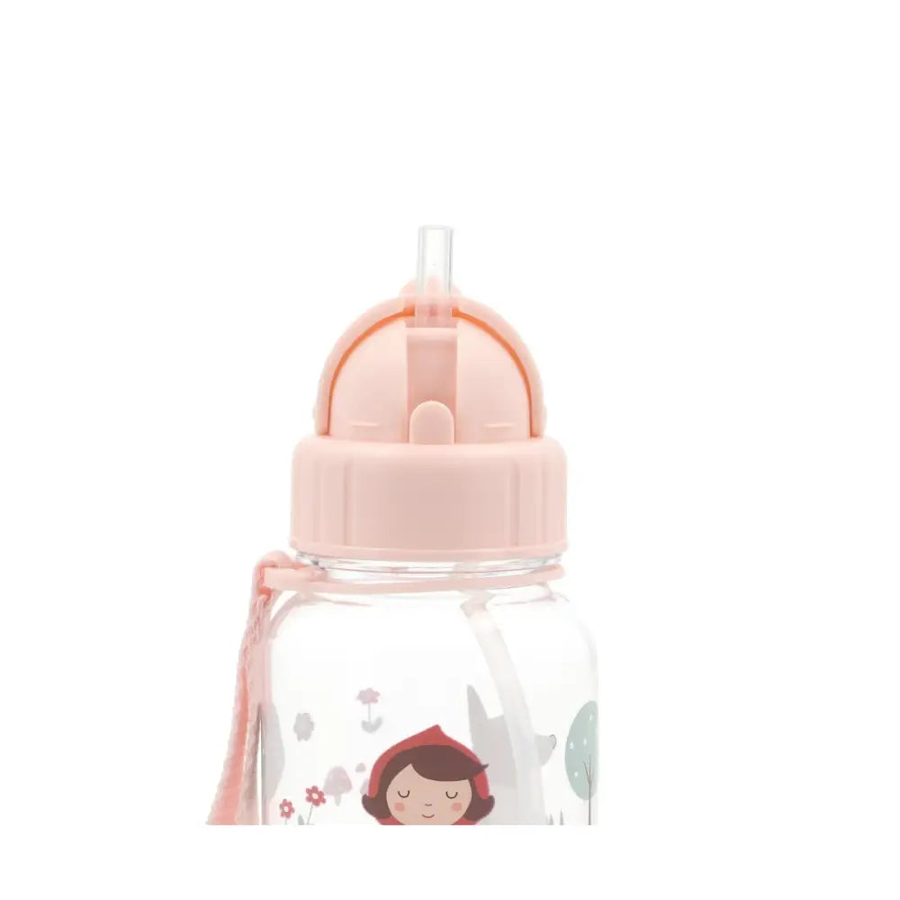 Botella con pajita 500ml - Little Red - Little Red - Tutete