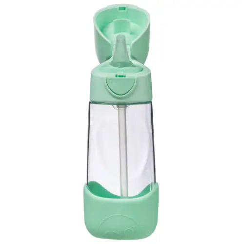 Botella con Pajita B.Box 450ml - Spearmint - Verde - B.Box