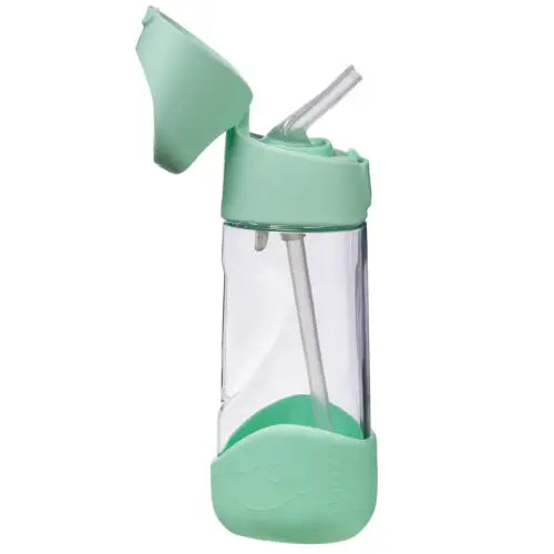 Botella con Pajita B.Box 450ml - Spearmint - Verde - B.Box