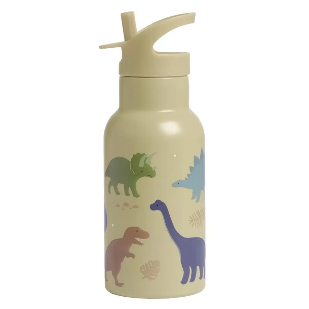 A Little Lovely Botella con Pajita Dinosaurios 450ml - Farmacia en Casa  Online