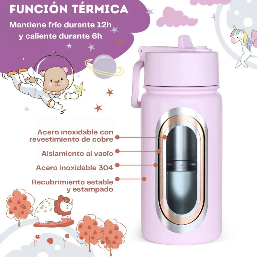 Botella térmica Bearfoot 400ml - Unicornio - Unicornio