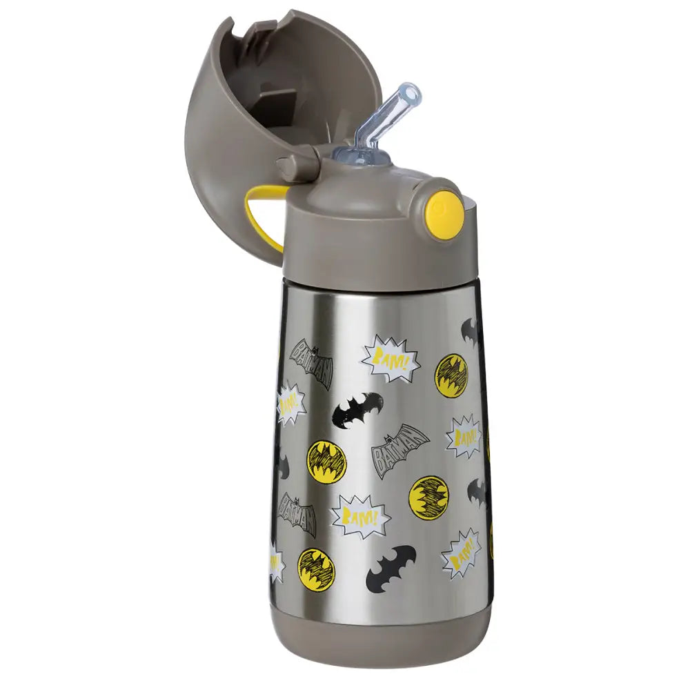 Botella térmica con pajita B.Box 350ml - Batman - Batman