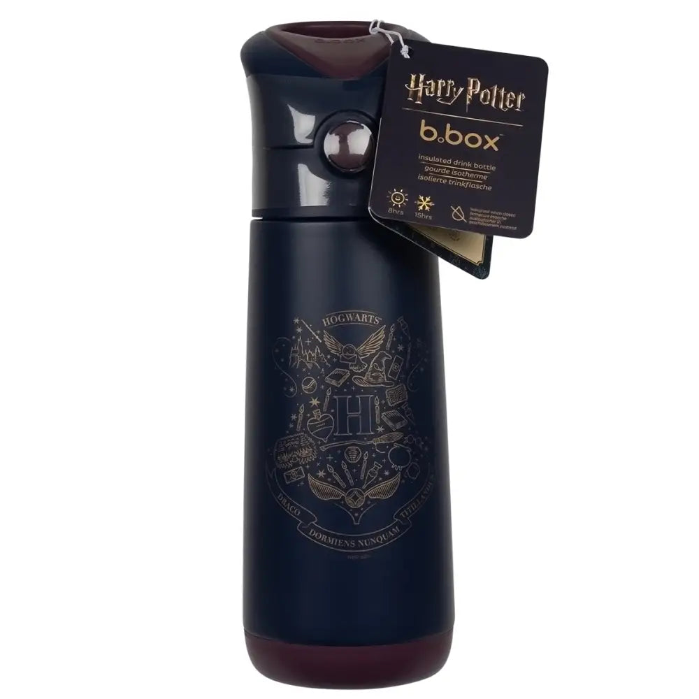 Botella térmica con pajita B.Box 500ml - Harry Potter