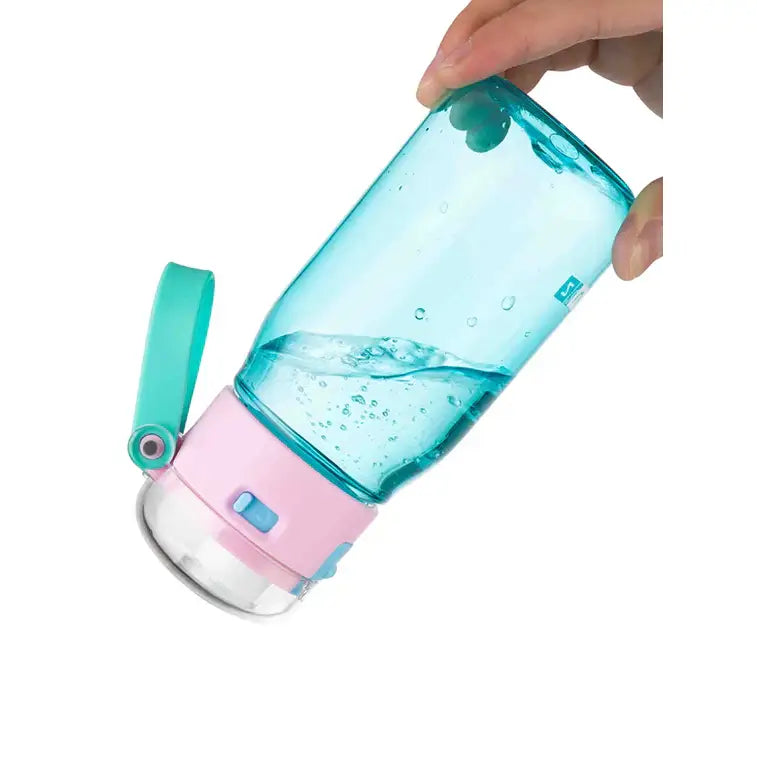 Botella Zoku Flip Gulp - Aqua 475ml - Aqua - Zoku