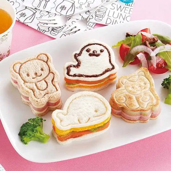 Cortadores con Sello para sándwich Torune - Animal Friends