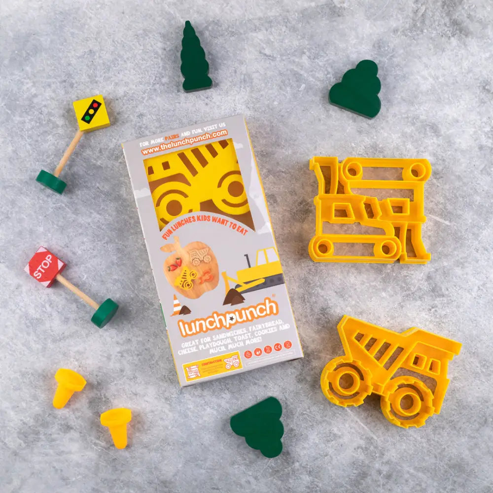 Cortadores de Sándwich Lunch Punch - Construcción - Amarillo