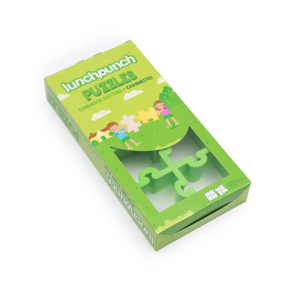 Cortadores de Sándwich Lunch Punch - Puzzle - Verde -