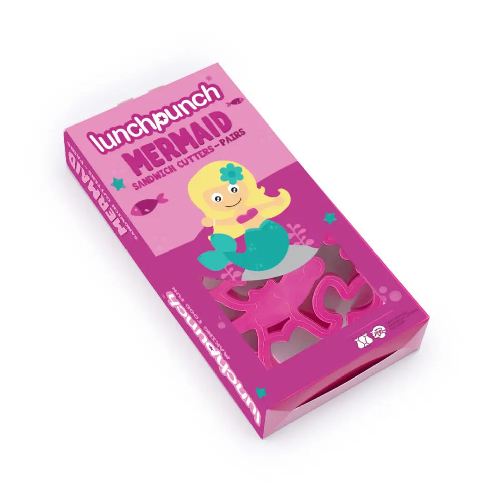 Cortadores de Sándwich Lunch Punch - Sirena - Rosa -