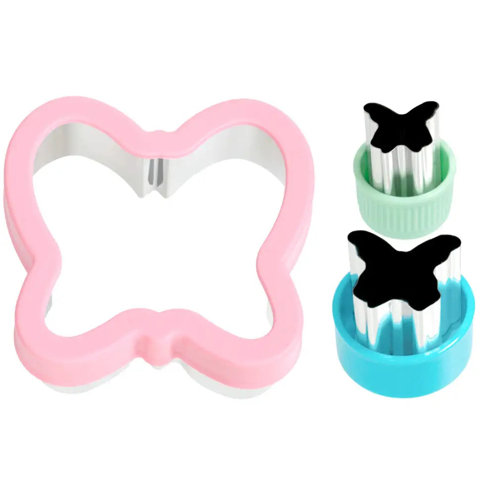 Cortadores para sándwich Lekkabox Set de 3 - Mariposas