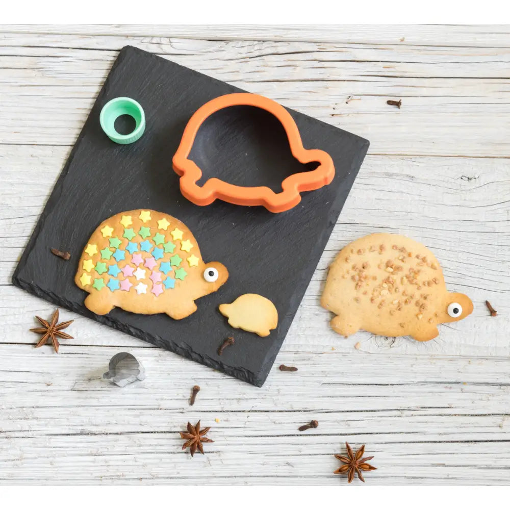 Cortadores para sándwich Lekkabox Set de 3 - Tortugas
