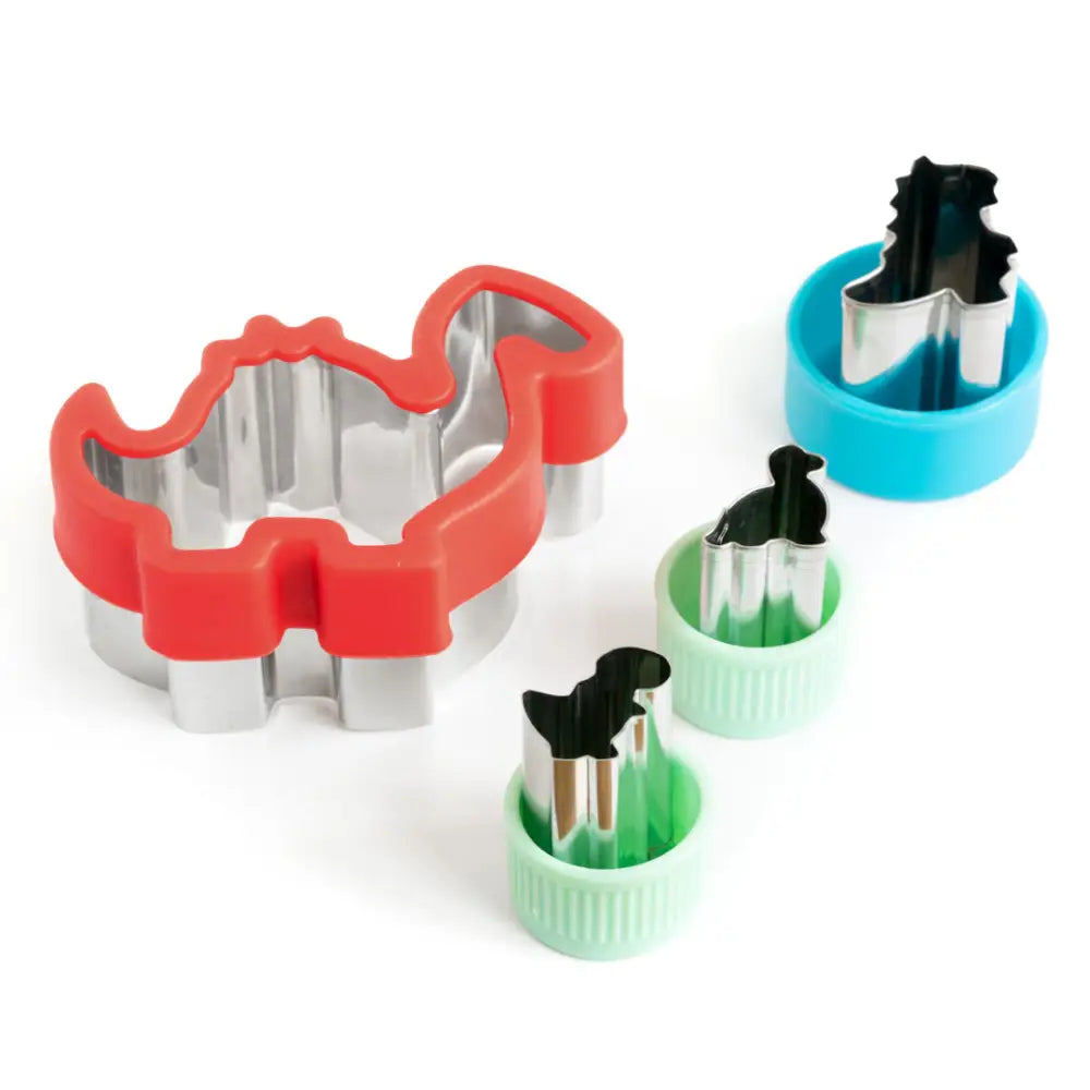 Cortadores para sándwich Lekkabox Set de 4 - Dinosaurios