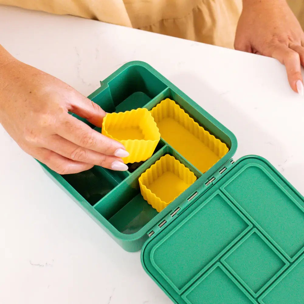 Cubos Bento Set de 3 mixto Little Lunch Box Co - Pineapple -