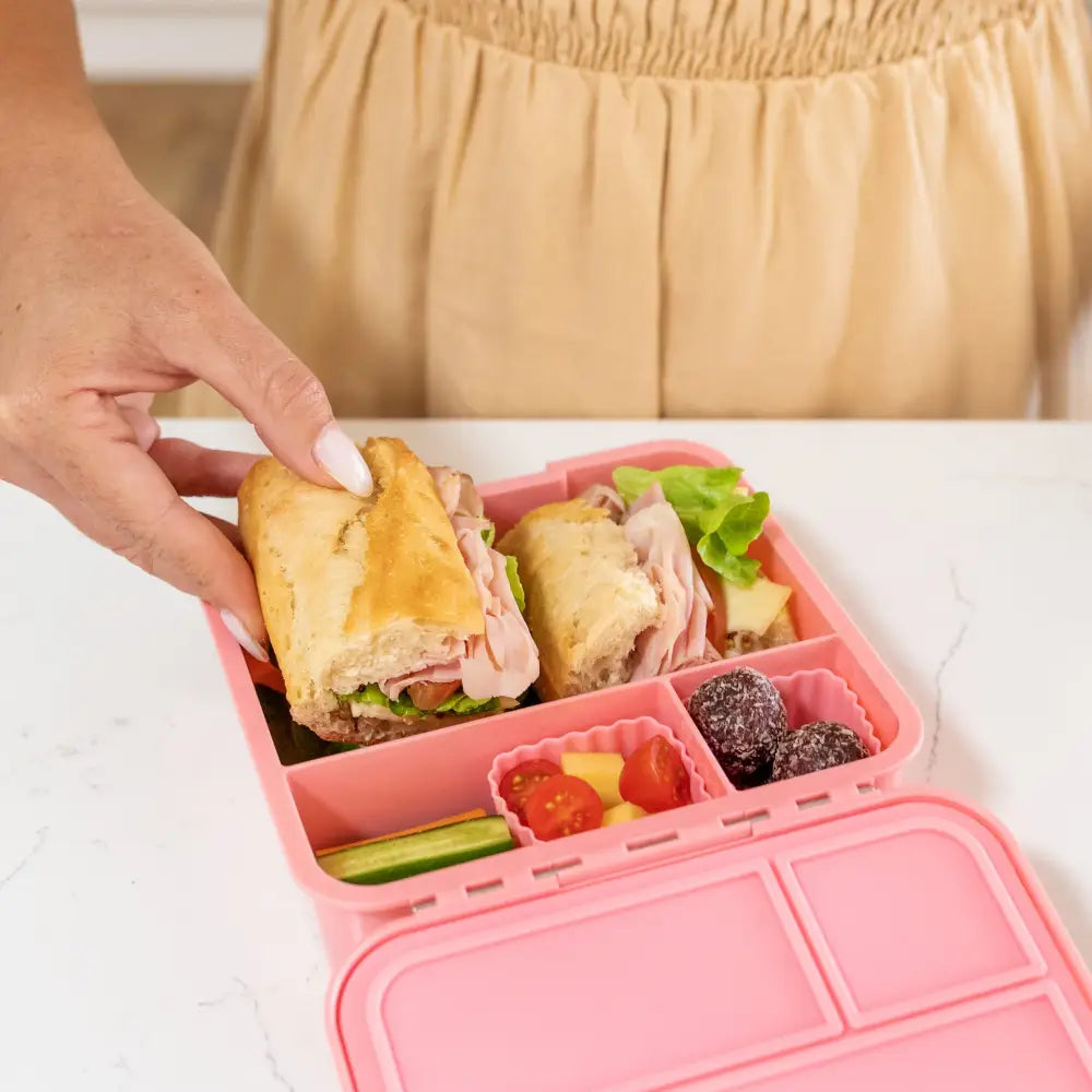 Cubos Bento Set de 3 mixto Little Lunch Box Co - Strawberry