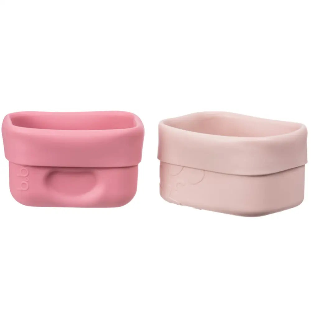 Cubos de Silicona para Snacks B.Box Set de 2 - Berry - Rosa