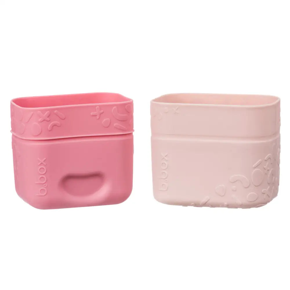 Cubos de Silicona para Snacks B.Box Set de 2 - Berry - Rosa