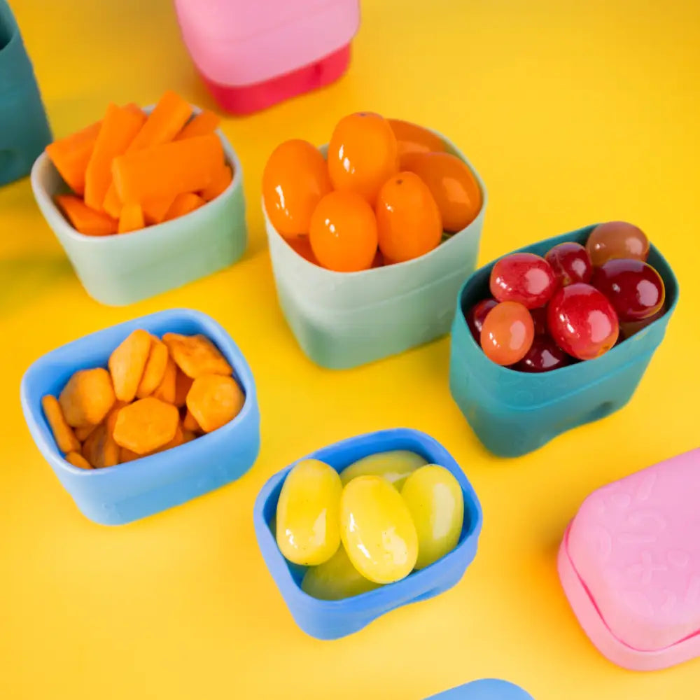 Cubos de Silicona para Snacks B.Box Set de 2 - Forest