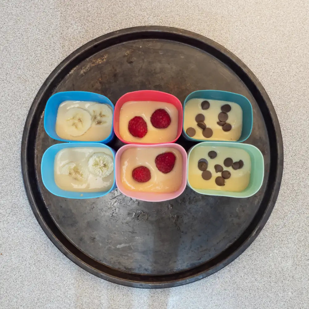 Cubos de Silicona para Snacks B.Box Set de 2 - Forest