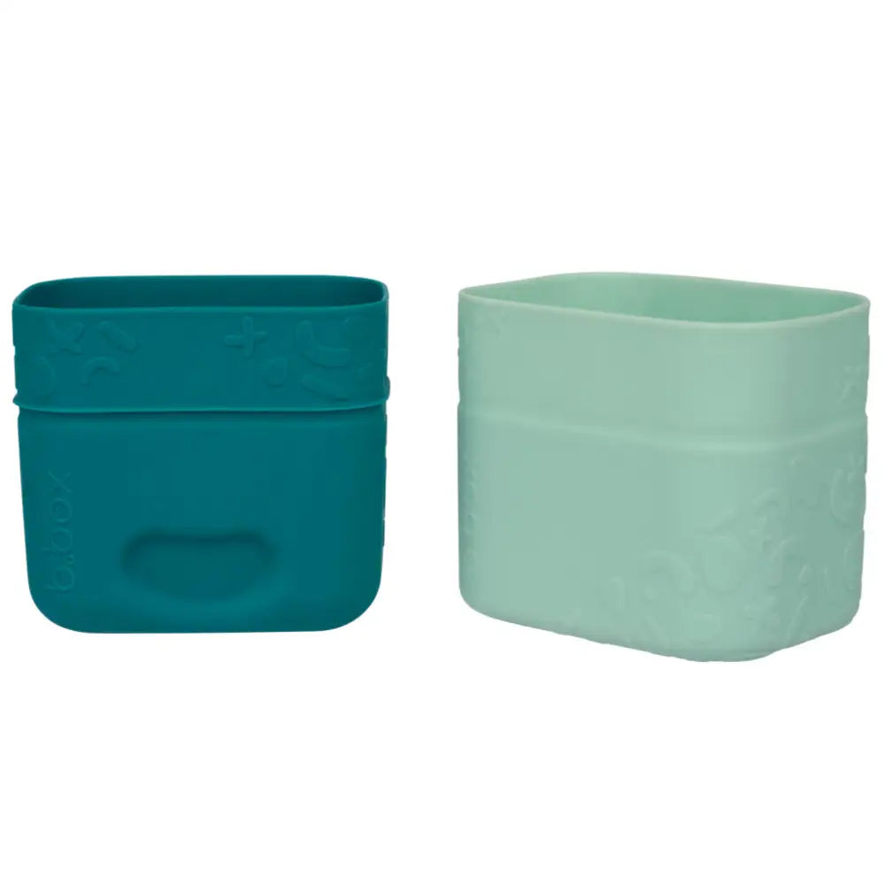 Cubos de Silicona para Snacks B.Box Set de 2 - Sage - Verde