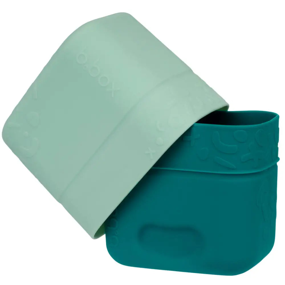 Cubos de Silicona para Snacks B.Box Set de 2 - Sage - Verde