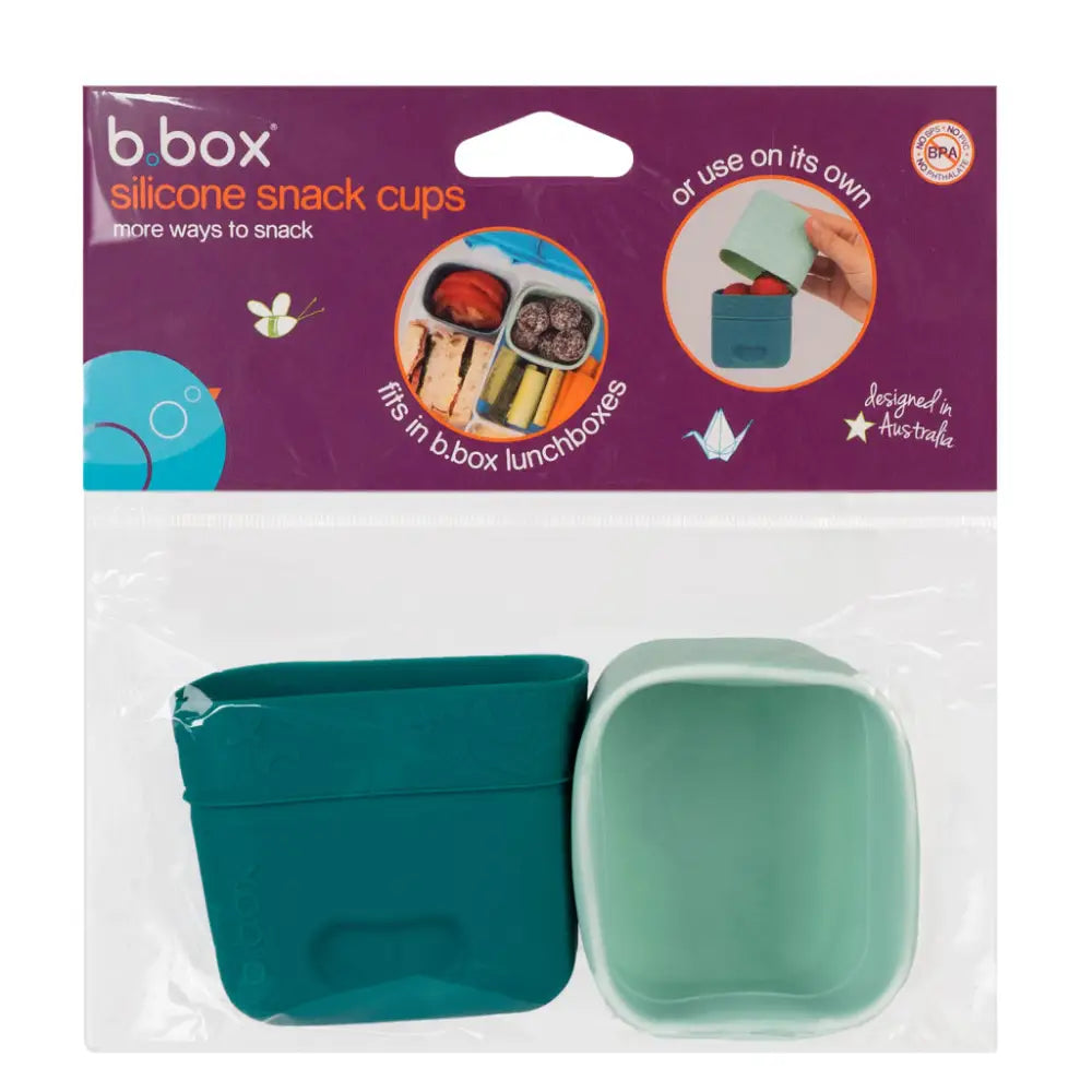 Cubos de Silicona para Snacks B.Box Set de 2 - Sage - Verde