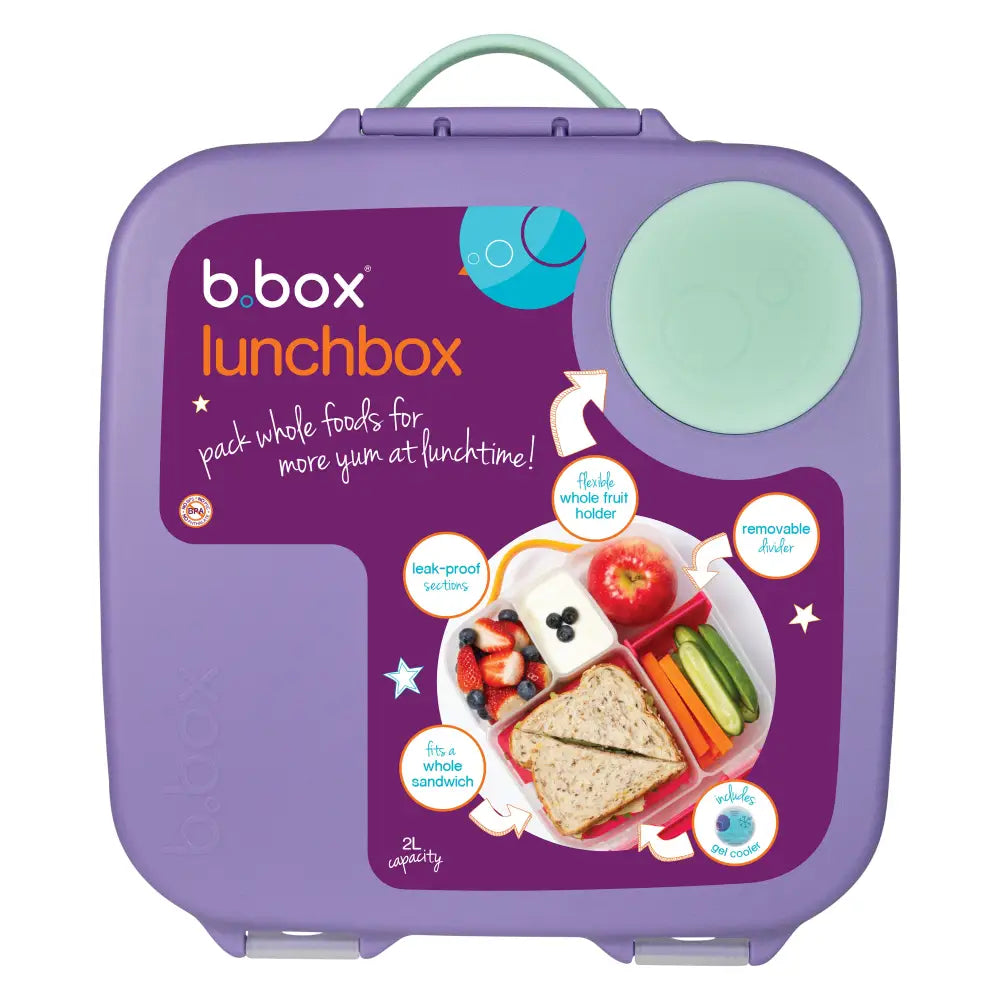 Fiambrera B.Box Grande con Refrigerante - Lilac Pop