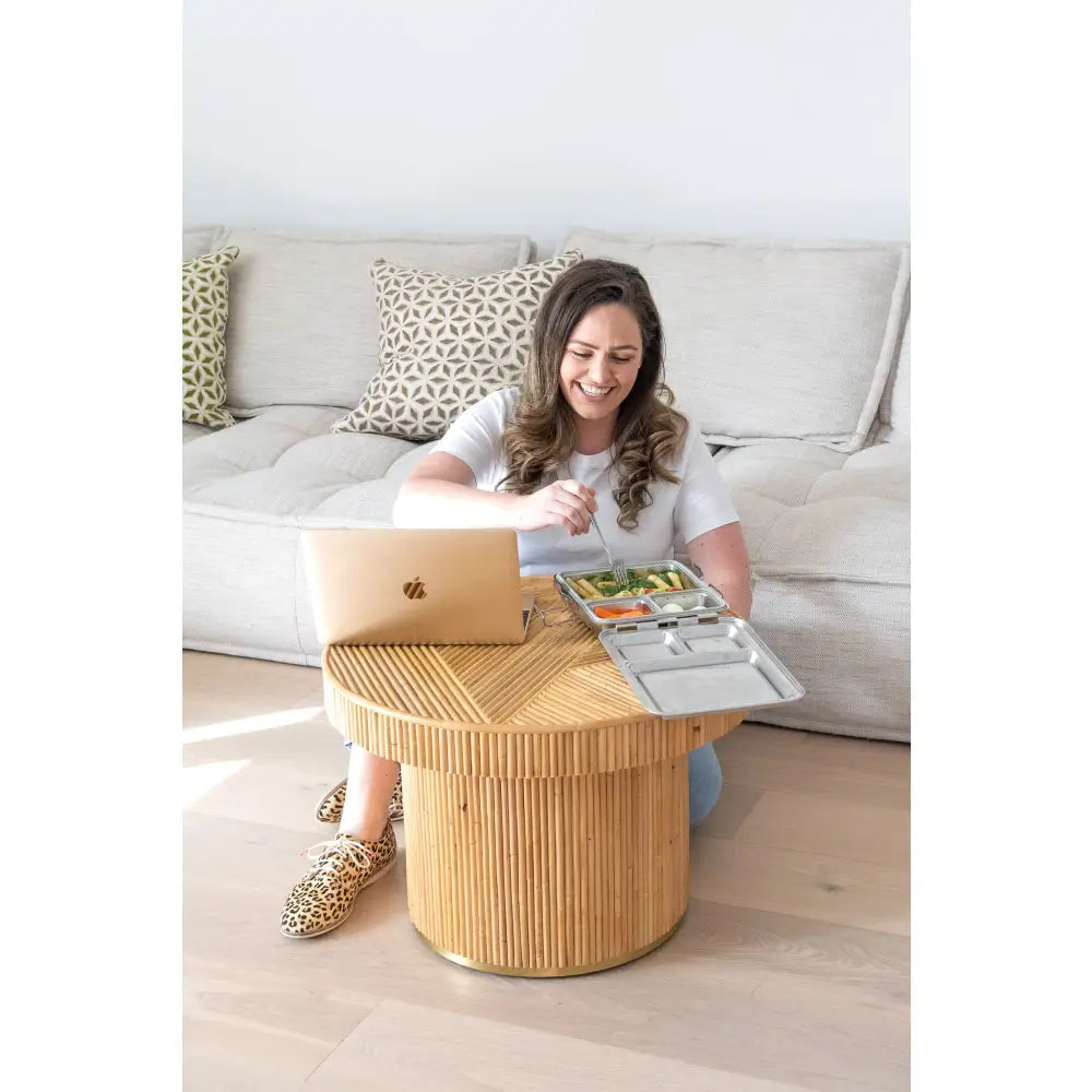 Fiambrera de Acero Inoxidable Bento Maxi Lunch Box Co - Gris