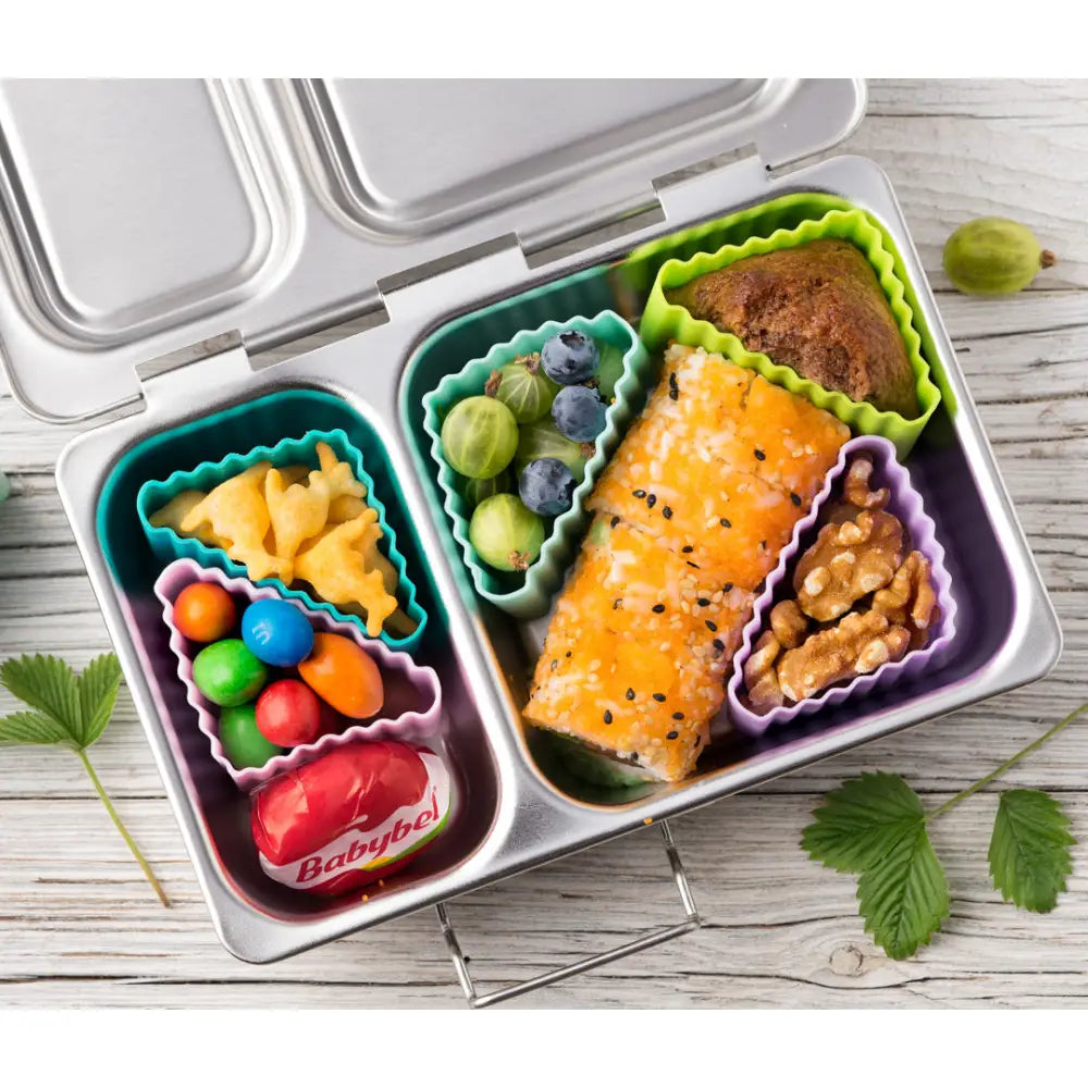 Fiambrera de Acero Inoxidable Lekkabox Duo - Teal - Teal