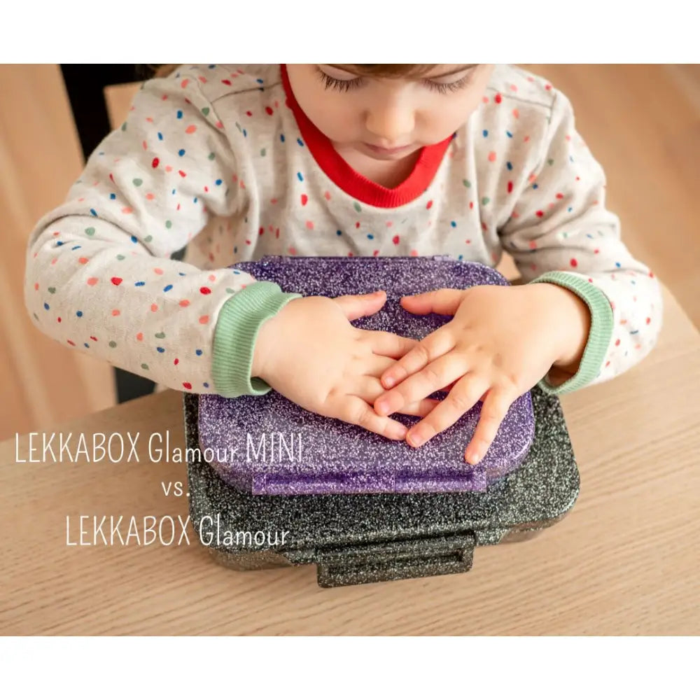 Fiambrera Lekkabox Mini Glamour - Negro - Negro - Lekkabox