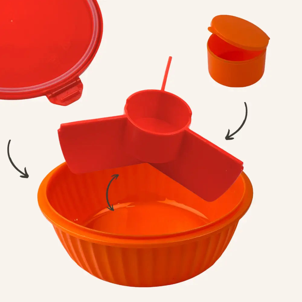 Fiambrera Poke Bowl Yumbox - Tangerine Orange - Naranja