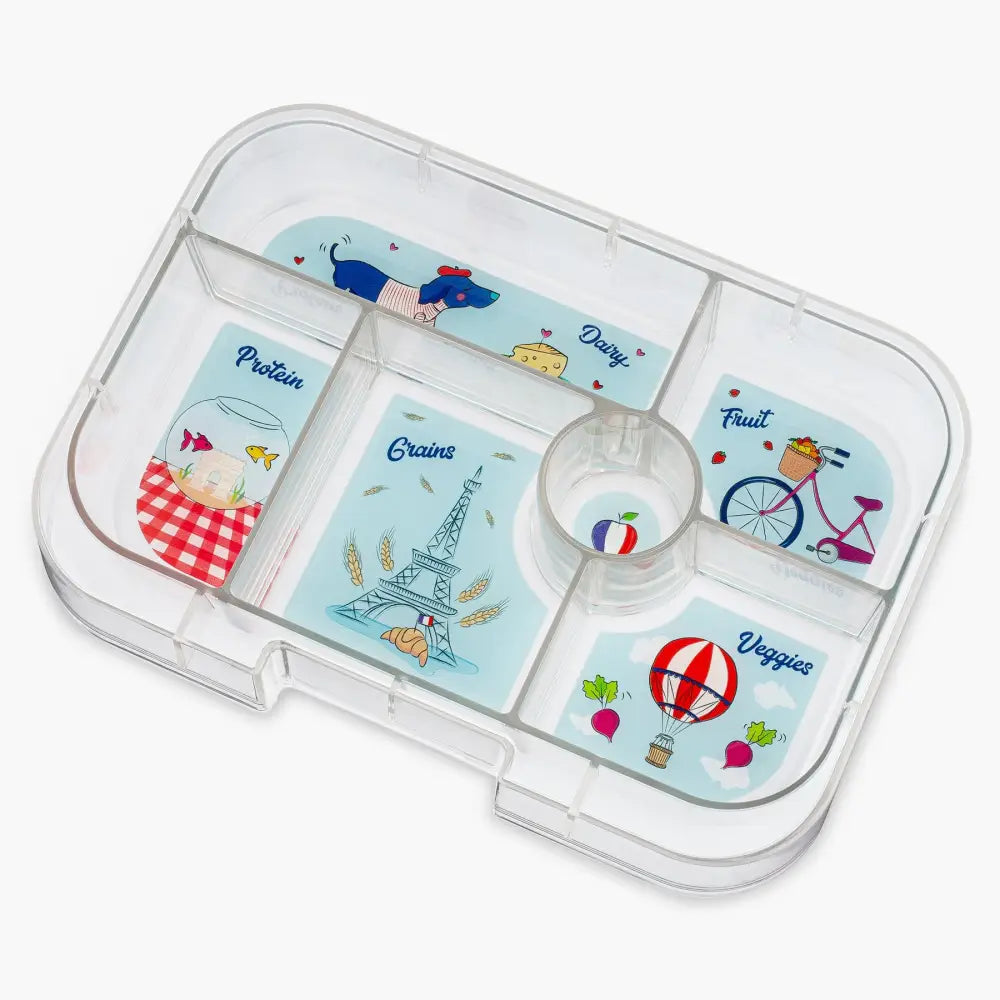 Fiambrera Yumbox Original 6 secciones - Lulu Purple Paris Je