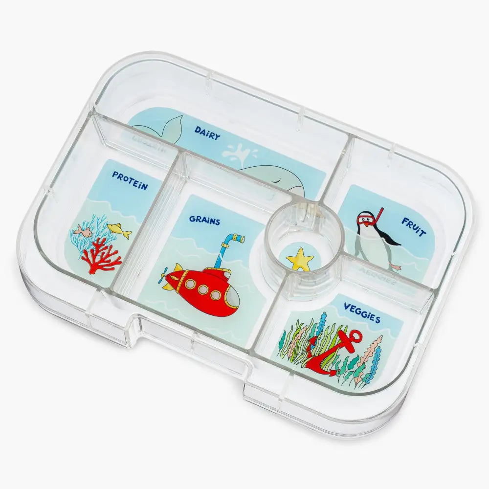 Fiambrera Yumbox Original 6 secciones - Surf Blue - Azul -