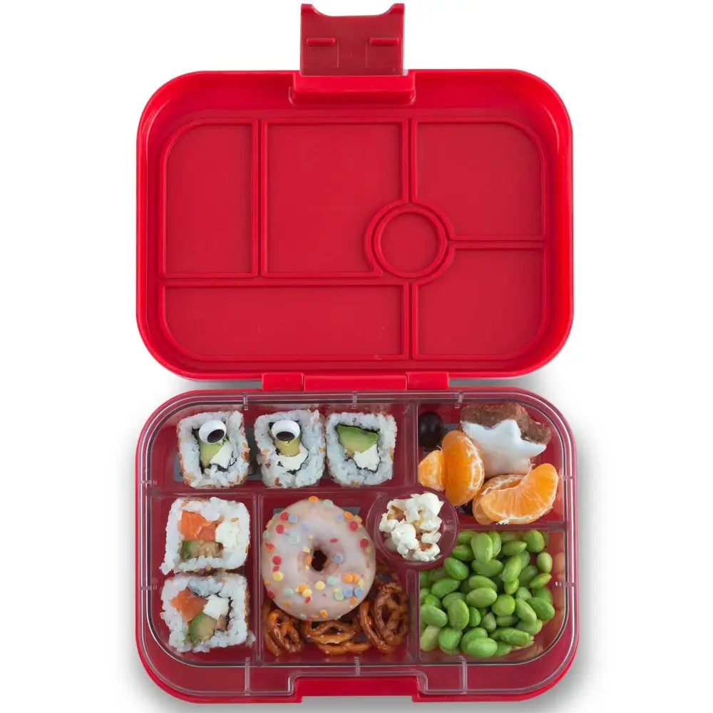 Fiambrera Yumbox Original 6 secciones - Wow Red Funny