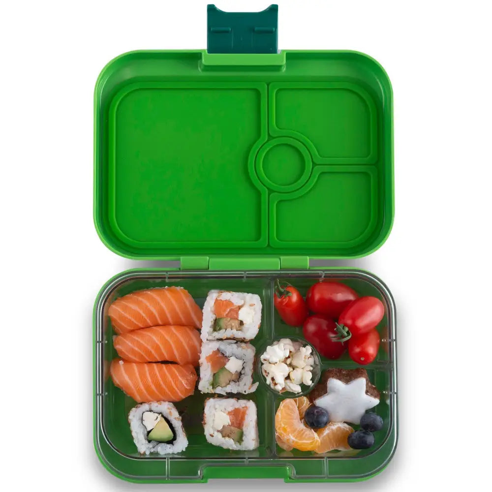 Fiambrera Yumbox Panino 4 secciones - Bamboo green Jungle -