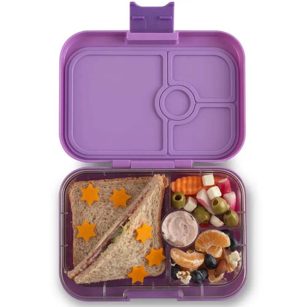 Fiambrera Yumbox Panino 4 secciones - Dreamy purple Panda -