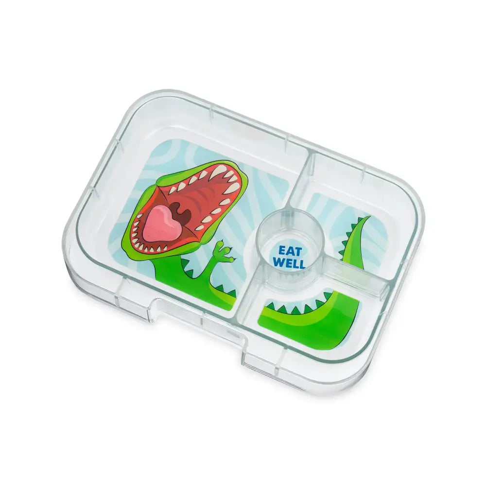 Fiambrera Yumbox Panino 4 secciones - Jurassic Green