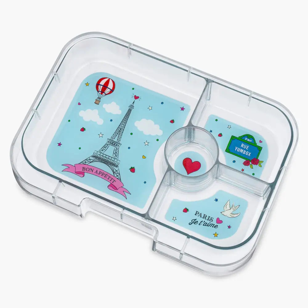 Fiambrera Yumbox Panino 4 secciones - Lulu Purple Paris Je