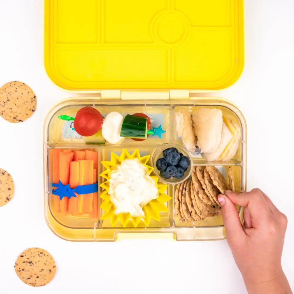 Fiambrera Yumbox Panino 4 secciones - Sunburst yellow Panda