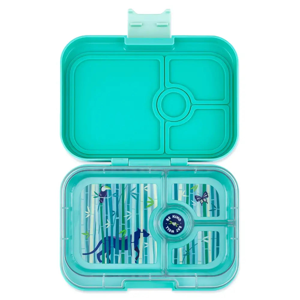 Fiambrera Yumbox Panino 4 secciones - Tropical Aqua Panther