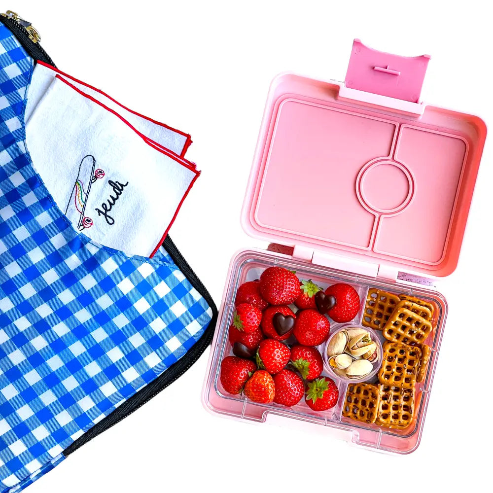 Fiambrera Yumbox Snack 3 secciones - Coco Pink Toucan - Rosa
