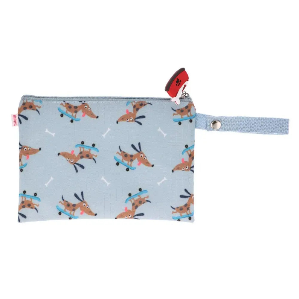 Funda para Bocadillo reutilizable - Skater Dog - Azul