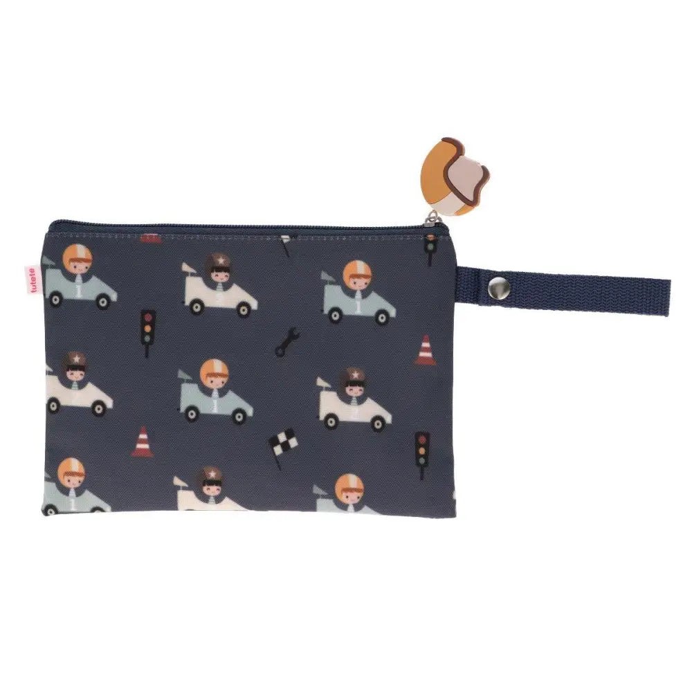 Funda para Bocadillo reutilizable - Speed Racers - Azul -