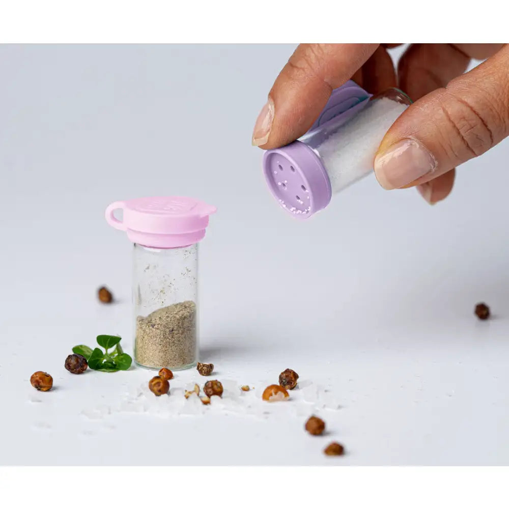 Mini Especieros para llevar Lekkabox - Lavanda - Rosa