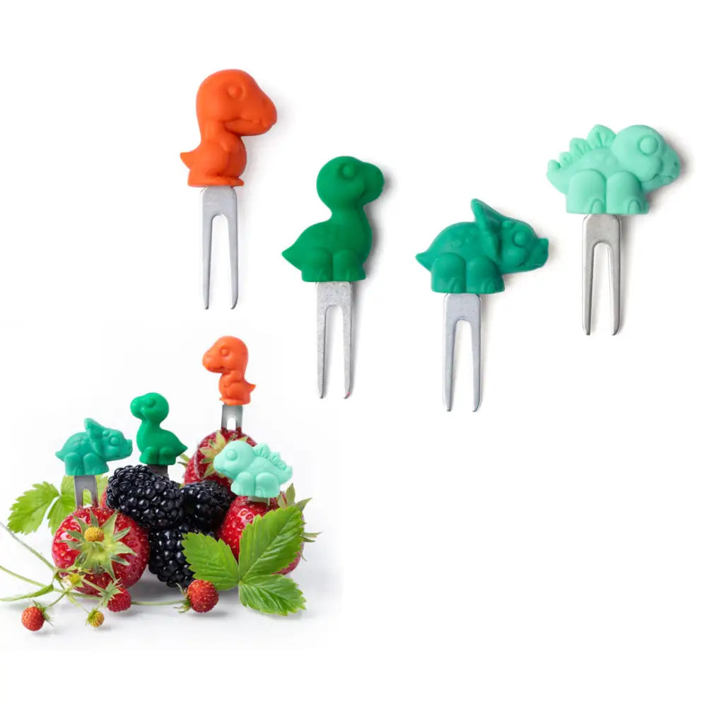 Mini Tenedores Lekkabox - Dinosaurios - Dinosaurios