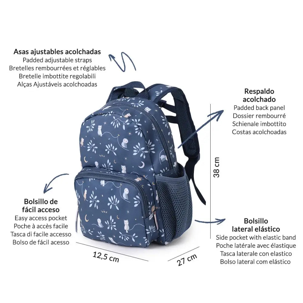Mochila para almuerzo o merienda - Magical Forest - Azul
