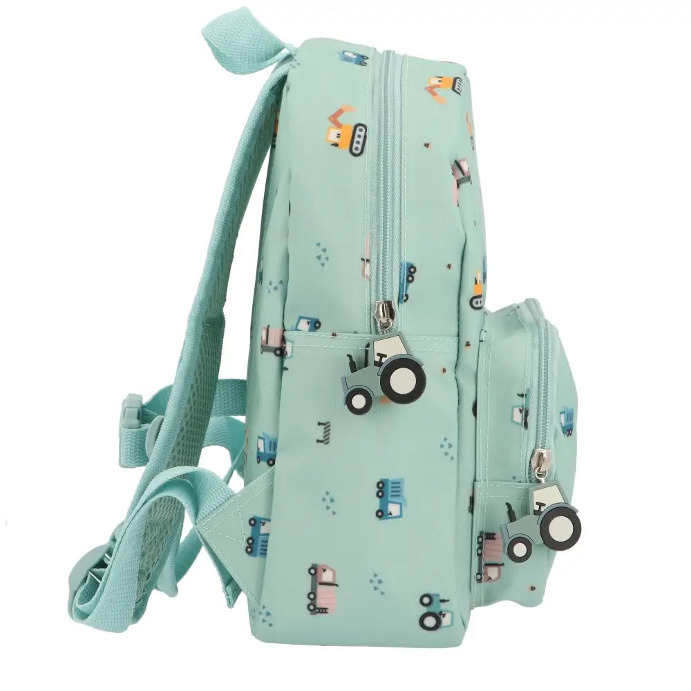 Mochila para almuerzo o merienda - Trucks - Verde - Tutete